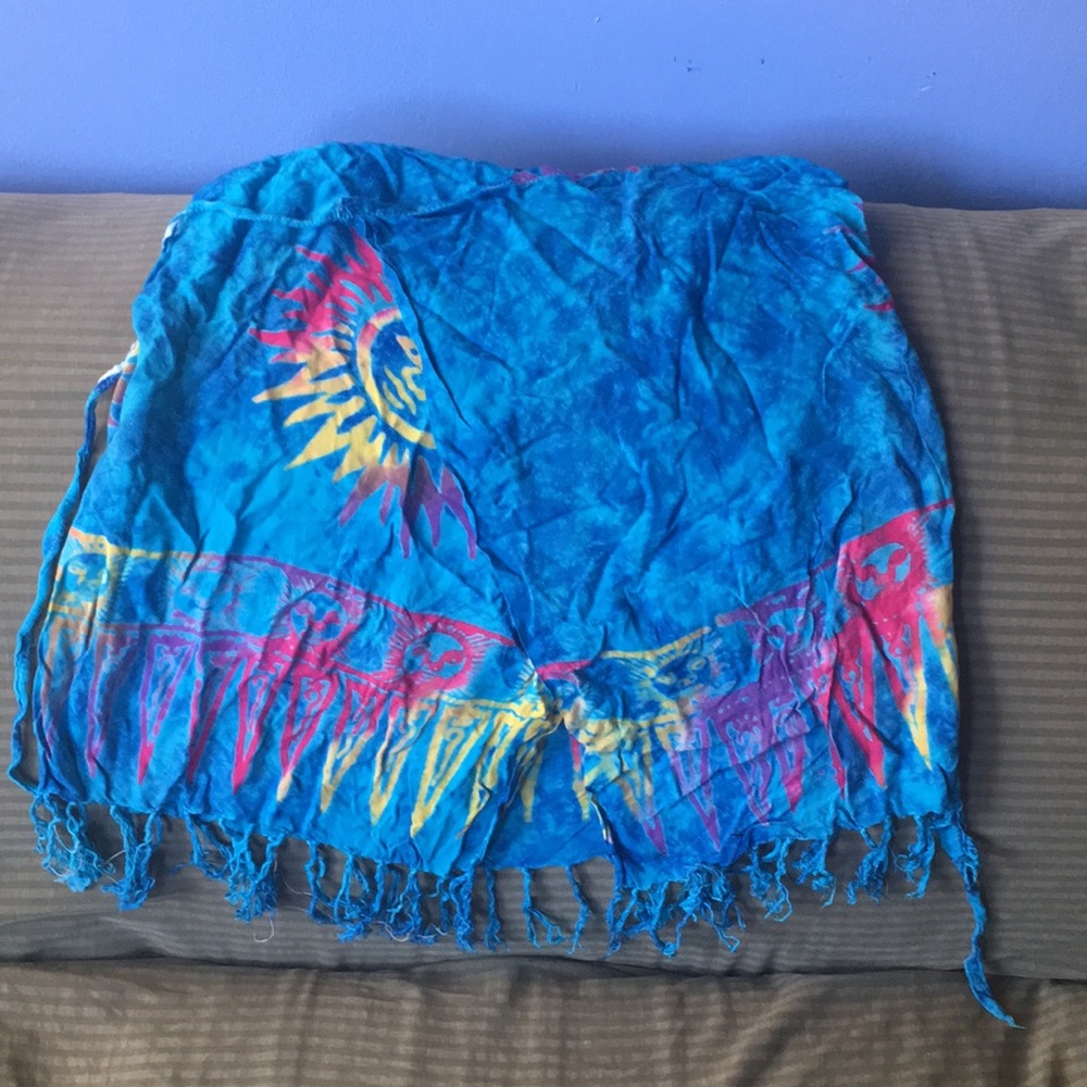 Sarong Beach Cover Up Fun Tie-Dye
